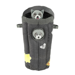 Outward Hound face avant de la poubelle en peluche avec jouet attractif