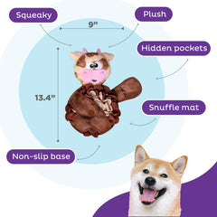 Outward Hound poche intérieure ouverte du Snuffle Palz pour cacher friandises