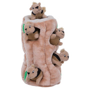 Outward Hound tronc face montrant design et ouverture pour cache-cache bénéfice stimulation
