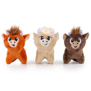 Outward Hound vue avant montrant le lot de trois vaches, attire le jeu