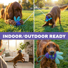 Outward Hound canne tenue en main, facilite lancers légers et contrôlés