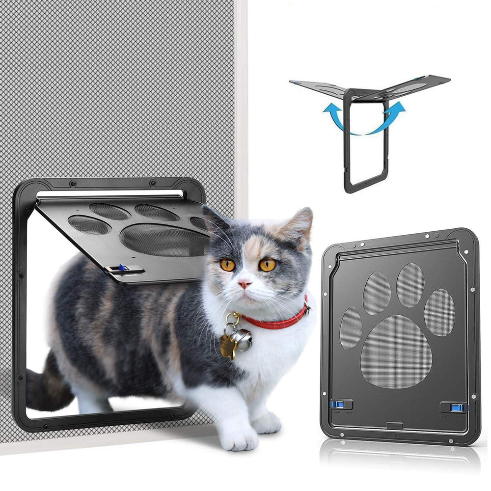 Ownpets face avant de la chatière montrant ouverture et cadre solide