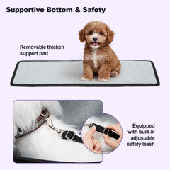 Ownpets grand panneau mesh assurant ventilation et visibilité apaisante