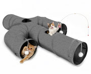 Ownpets tunnel cactus face avant montrant l'ouverture et confort intérieur