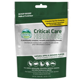 Oxbow Critical Care face paquet 141 g montrant l’étiquette claire et les arômes pomme banane