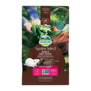 Oxbow emballage avant Garden Select montrant ingrédients potager et confiance