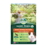 Oxbow emballage avant montrant granulés bio et informations produit