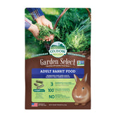 Oxbow sac Garden Select face avant montrant le format 8 lb et bénéfices nutritionnels