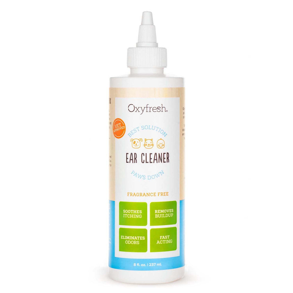 Oxyfresh flacon face avant montrant le produit fiable pour nettoyage auriculaire