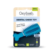 Oxyfresh vue avant du jouet dentaire montrant la forme et le nettoyage facile