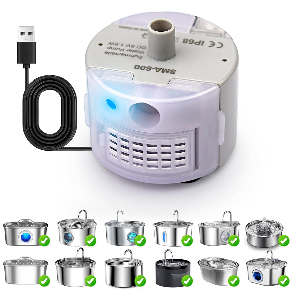 OYES pompe vue avant montrant design compact et installation facile