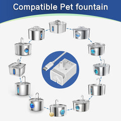 OYES pompe JY-840 vue côté avec connecteur garantissant branchement sécurisé