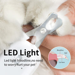 PAKEWAY LED en action éclairant la griffe pour coupe précise