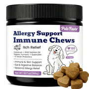 Pals Favor pot de 180 chews vu de face pour approvisionnement longue durée