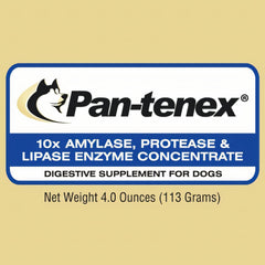 Pan-tenex poudre gros plan montrant texture fine pour mélange facile aux croquettes