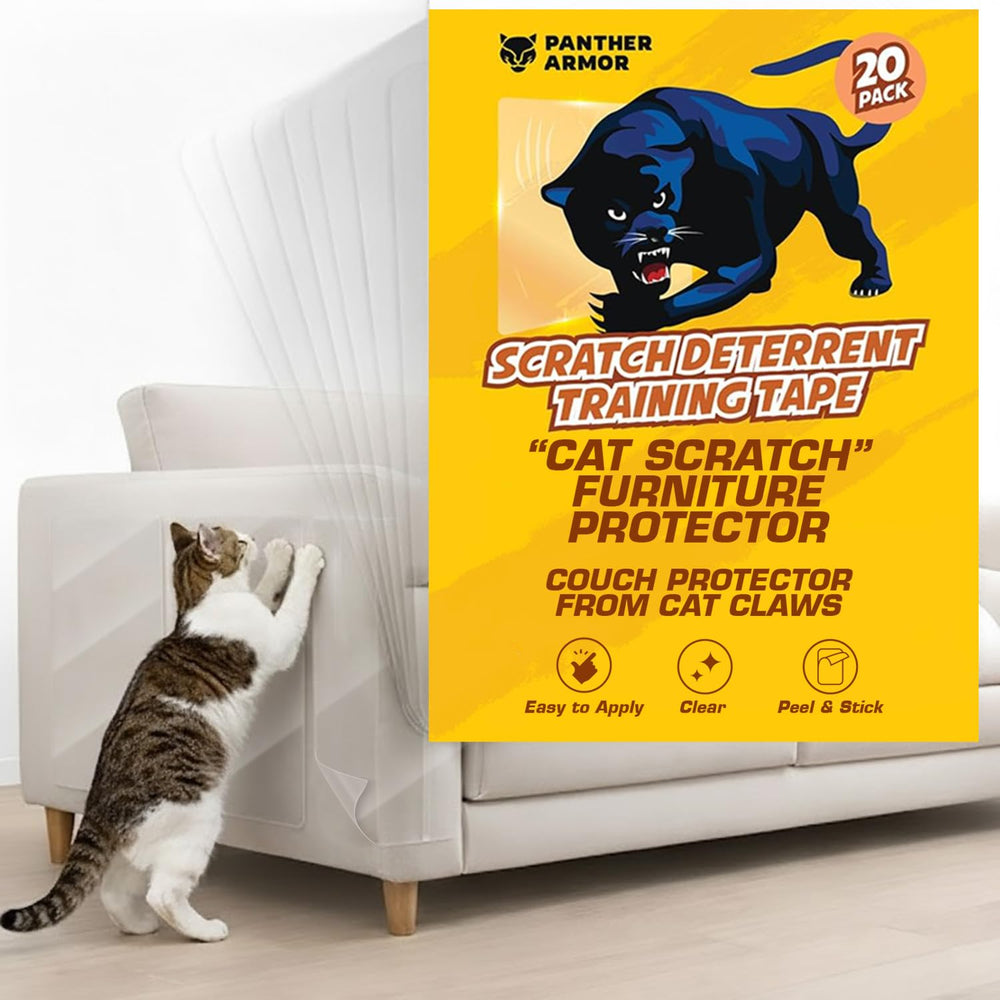 Panther Armor emballage du kit montrant 20 feuilles et dimensions utiles