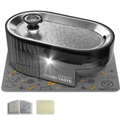 PAPIFEED fontaine face avant montrant design compact et entretien facile