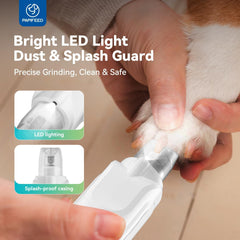 PAPIFEED LED éclairant un ongle pour une coupe plus sûre et meilleure visibilité