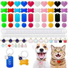 PARAOR coffret complet montrant plaques, pendentifs et anneaux pour identification