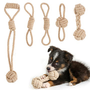 PATTEPOINT pack avant montrant 5 jouets corde, durable pour jeux quotidiens