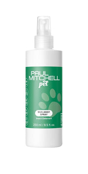 Paul Mitchell Pet emballage frontal montrant le spray et bénéfice protection douce