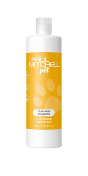 Paul Mitchell Pet flacon avant montrant l'étiquette et facilité d'utilisation