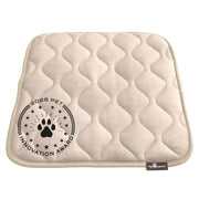 Paw Inspired tapis face avant montrant le coussin beige confortable