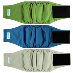 Paw Legend vue avant de la bande abdominale montrant la coupe et le motif, maintien fiable