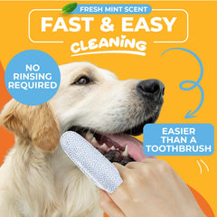 Paw Science gros plan texture de la lingette pour nettoyage doux