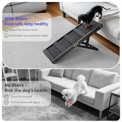 Pawaboo rampe pliée compacte pour rangement facile et transport pratique