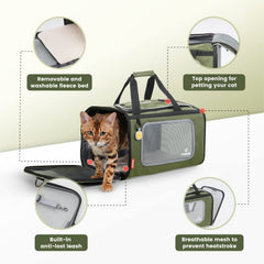 Pawaii mesh sur quatre faces garantissant ventilation constante pour l'animal