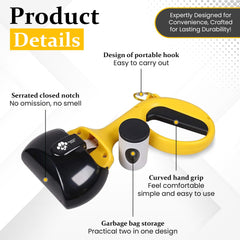 Pawfect Pups en usage sur pelouse — collecte propre et efficace