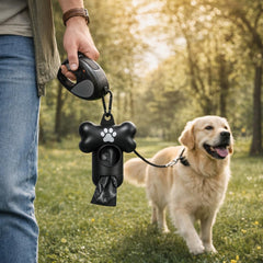 Pawfect Touch porte-sacs avec mousqueton attaché pour une accessibilité immédiate