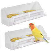 Pawfly face avant de la mangeoire montrant double compartiment pratique