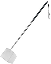 Pawfly filet 4 pouces face avant montrant la forme carrée et la finition nette