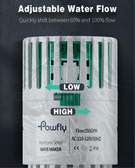 Pawfly gros plan de l’hélice montrant flux puissant et fiabilité