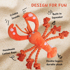 Pawfoo Lab gros plan de la texture en peluche pour confort de mâchoire