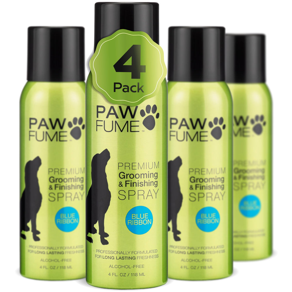 PAWFUME emballage avant montrant pack de 4 et bénéfice fraîcheur durable