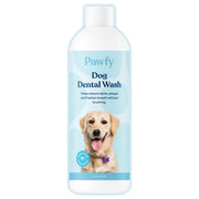 Pawfy emballage avant montrant produit et bénéfice haleine fraîche