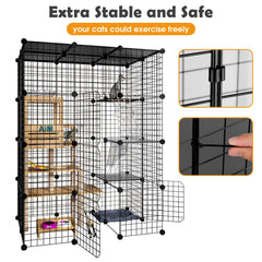 PAWING connexion des panneaux avec boucles renforcées pour stabilité