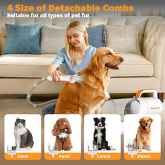 PAWING flexible en action pour garder animal calme pendant toilettage