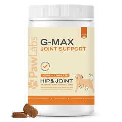 Pawlabs emballage avant montrant pot et étiquette claire bénéfice mobilité