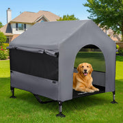 PAWMMO niche extérieur face montrant protection et confort
