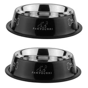 PAWPOURRI gamelle avant noire, design stable et élégant