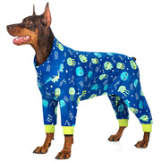 PAWPRINTPAL pyjama grand chien vue de face montrant protection et style