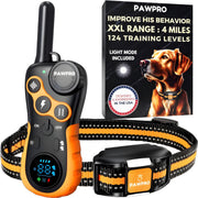 PAWPRO collier face avant montrant design et boutons et facile à utiliser