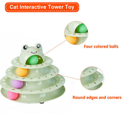 Pawsayes gros plan sur bille tournante illustrant stimulation visuelle