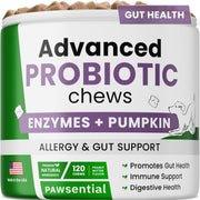 Pawsential emballage avant montrant la formule avancée pour digestion et peau