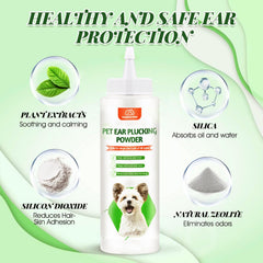 Pawsitive Vibes poudre 30 g pot ouvert illustrant la texture fine pour un séchage délicat
