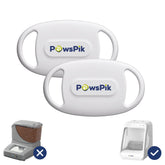PAWSPIK étiquette face avant montrant le design compact et identification facile